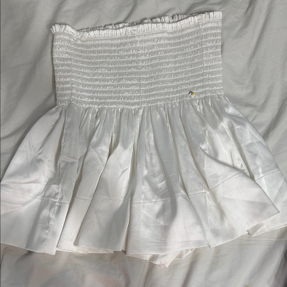 Natural Life White Smocked Skater Skirt - Picture 1 of 4